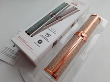 Pluma del condensador de ajuste para cejas para mujer, depiladora Facial de maquillaje, Afeitadora eléctrica portátil indolora, depilación corporal