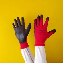 GMG-guantes de trabajo de seguridad para jardín, gran oferta, 6/12 pares, para hombre y mujer, envío rápido a Rusia