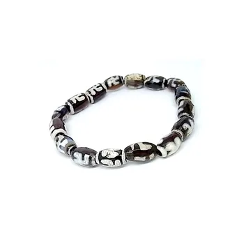 

Law silver bracelet 925m stone casks elastic [AB0005]