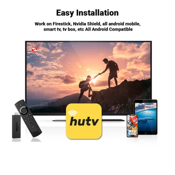 

HUTV IPTV Focused on English service for US Canada Latino it works on Firestick X96 Smart tv tablets etc all Android devices
