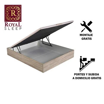 

Royal Sleep Bed's Folding Wood 80x200 Color Wood Shipping and Large Capacity Furniture Bedrooms Home Bed Mount comfort