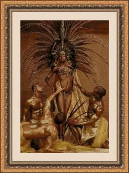 

CROSS STITCH KIT PANDATHREAD Ethnic and Tribes 1851