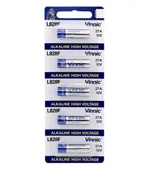 

Pilas Vinnic bateria original Alcalina Especial LR27A 12V blister 10X Unidades