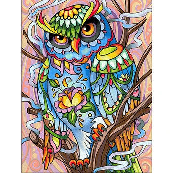 

Аж-1610 painting with rhinestones 'colorful filin' 30*40 cm