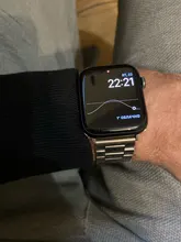 UEBN-Correa de Metal clásica de acero inoxidable para Apple watch, Series 6, 40mm, 44mm, banda para iWatch 5, 4, 3, 2, pulsera de 42mm y 38mm