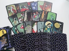 Juego de cartas y cartas de pesadilla antes de Navidad, Tarot, guía, 78 cartas, adivinación, cuenta el futuro propano