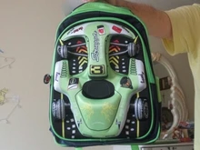 Mochila escolar 3D de EVA para niños y niñas, morral escolar de carreras, tridimensional, impermeable, con dibujos animados, 2019