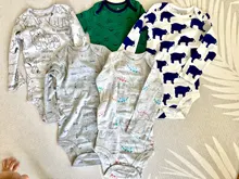 Monos de algodón Unisex para bebé, mono infantil, Moda para niño y niña, ropa de manga larga, conjunto de ropa para bebé recién nacido, 5 unidades/lote