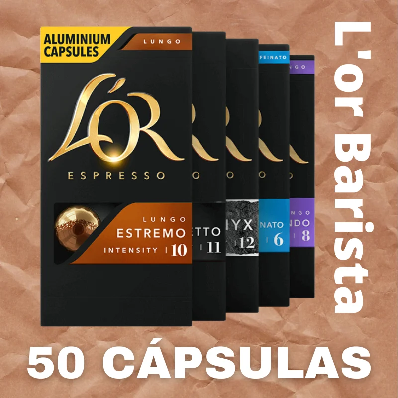 Pack de 50 cápsulas de cafe TOP VENTAS LOr Barista compatibles con  cafeteras Nespresso|Filtros de café| - AliExpress
