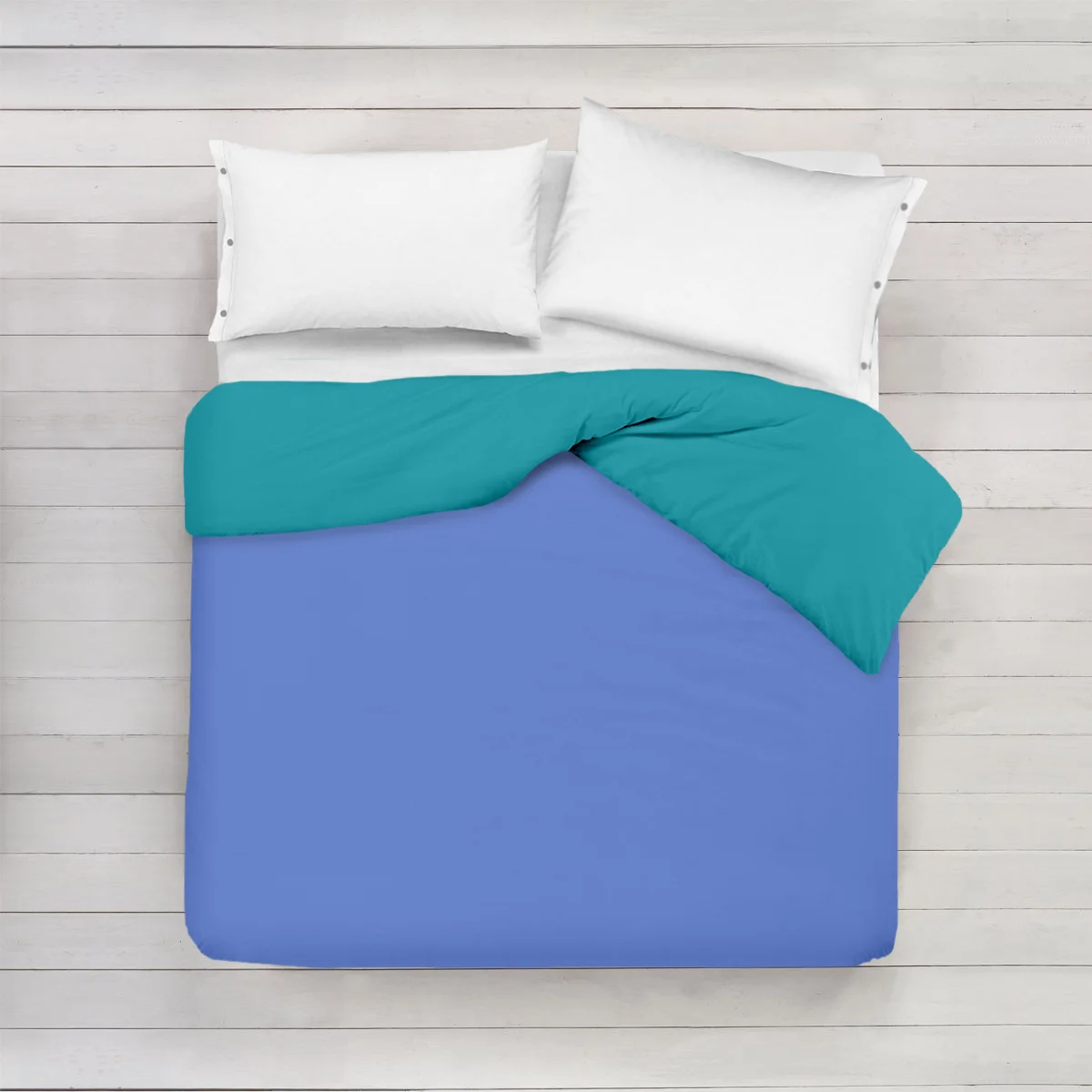 Comprar ADP Home Funda de Edredón, Funda nórdica Bi Color, Calidad 144 Hilos, 12 Combinaciones, ropa de cama individual