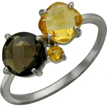 

Jewelry Tradition ring with Topaz and citrine Silver