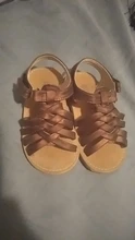 Sandalias tejidas para niños, zapatos informales a la moda, Punta abierta, suaves, zapatos de playa chicas para bebés, novedad de verano 2021