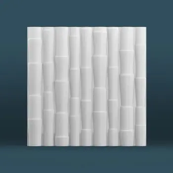 

Gypsum wall 3D panels bamboo