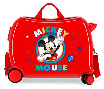 

Child Suitcase 2 multi-directional wheels Circle Mickey Red