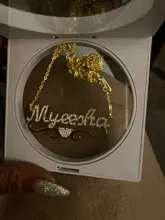 Collar y colgante con nombre personalizado de corazón para mujer, Gargantilla con inicial, joyería parpadeante, regalo de Navidad