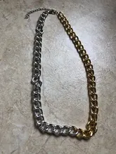 Modyle-collares de Color dorado estilo Punk Vintage, cadena gruesa, collares y colgantes, joyería para mujer, venta al por mayor