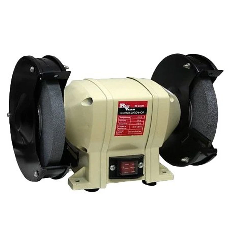Машина заточная RedVerg RD-3215F (Мощность 250 Вт, круги 150х16 мм)