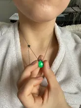 Humor de cambio de Color emoción sentimiento de Control de temperatura de la gota de agua colgante en forma de lágrima de acero inoxidable collares de cadena