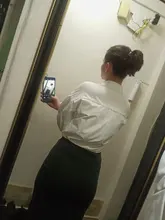 Blusa con manga de linterna para mujer, camisa holgada con botones a la moda para primavera y otoño, Color liso