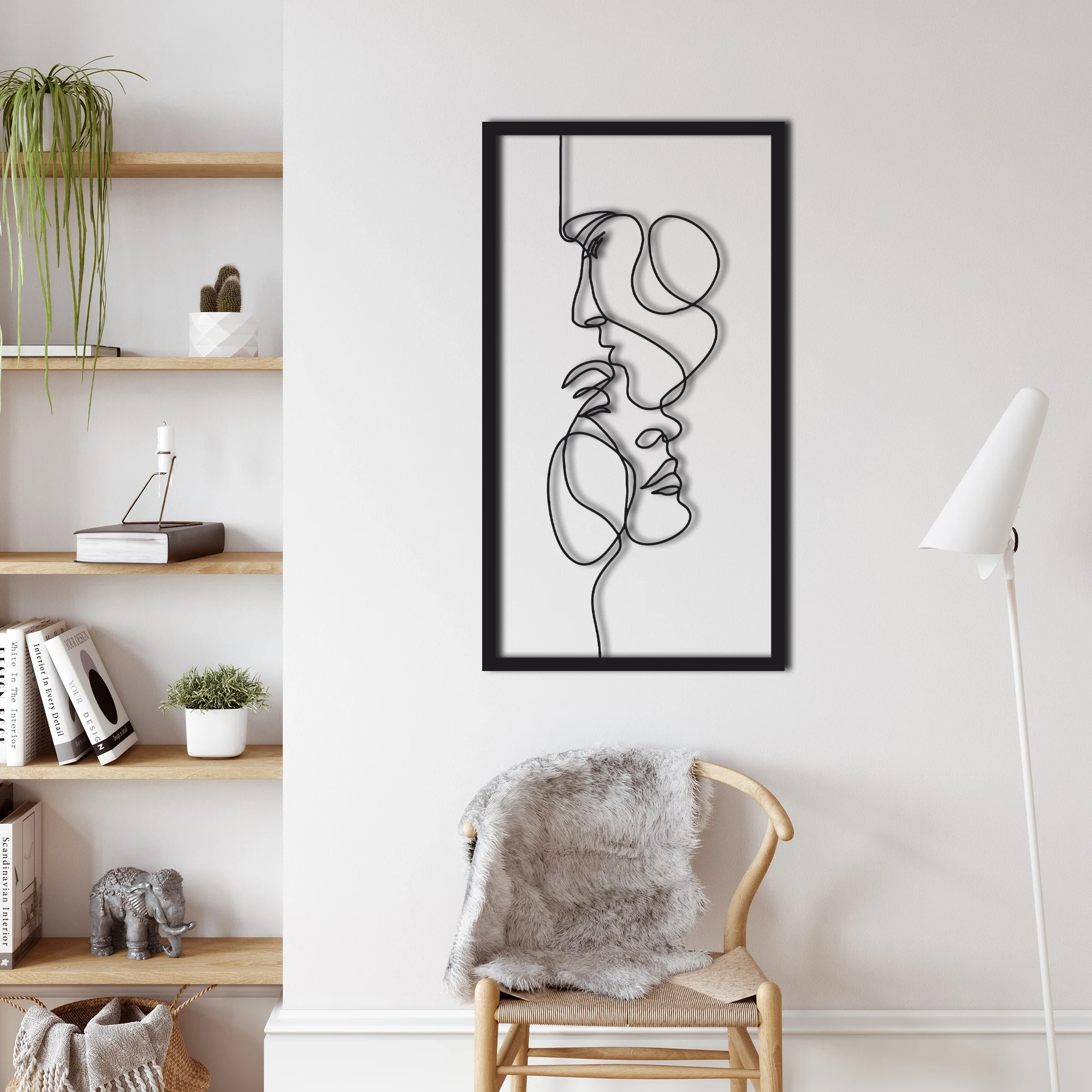 

Metal Wall Art, Special Order Birds and 2 faces