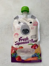 8 Uds 148ml de comida de bebé bolsa de almacenamiento portátil BPA-libre reutilizable sellado alimentos complementarios bolsa casera puré de pulpa bolsa de almacenamiento