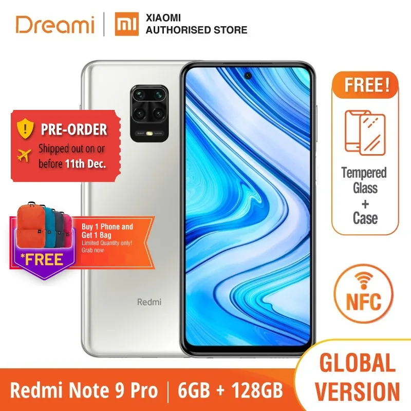 Global Version Xiaomi Redmi Note 9 Pro 6GB RAM