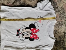 Camisetas con estampado de ratón de Minnie para mujer, camisetas informales de manga corta para niñas pequeñas, ropa a juego familiar de marca de verano
