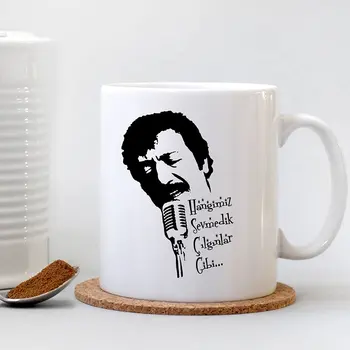 

Personalized ''Hangimiz Sevmedik Madmen Gibi'' White Mug Cup