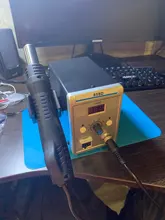 Eruntop-Estación de soldadura Digital LED 858D, desoldadura de hierro para soldar, BGA refundido, pistola de aire caliente