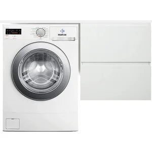 

Cabinet with sink esthete Dallas Lux 130R suspended, over washing machine, two drawers, White (фр-00002277)