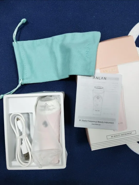 Отзыв о товаре ANLAN rf лифтинг аппарат массажер для лица микротоки для лица рф лифтинг аппарат RF Устройство для красоты RF лифтинг для лица радиочастотная мезотерапия для лица омоложение кожи лифтинг укрепляющее удаление морщин от пользователя E***