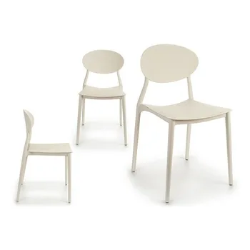

Dining Chair Plastic White (41 x 81 x 49 cm) White