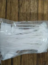 Label Tie-Tags Wire-Straps Wrap-Loop Self-Locking-Network-Cable Nylon 100pcs Zip-Trim