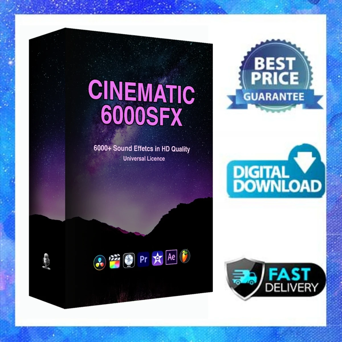Paquete completo de sinematic SFX, 6000 +