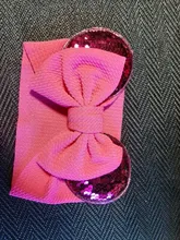 Diadema para niñas con orejas de animales, turbante con lazo grande para recién nacidos, diadema de lentejuelas para niños pequeños, diadema ancha, accesorios para el cabello