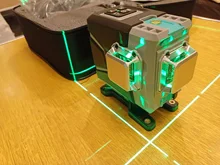 DEKO 12 líneas 3D nivel láser verde líneas horizontales y Cruz Vertical 520nm,Auto autonivelante, alta precisión (serie DKLL12tdP02)