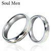 Trendy 4mm/5mm Tungsten Rings For Women Men Couples Wedding Band  High Polished Inlay Shiny Stone For  Engagement Rings 1