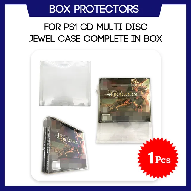 Cd Plastic Case Protector | Plastic Boxes Protectors | Ps1 Multi Case  Protector - Box - Aliexpress