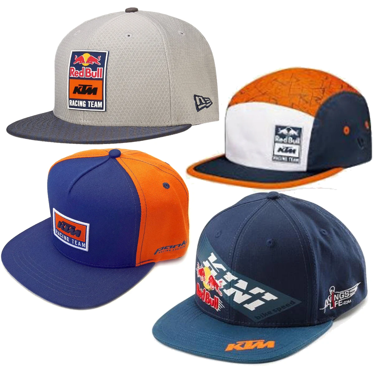 Cappellino originale KTM modelli KINI RB / Red Bull / Racing Team / KTM RB  Team 4, con visiera| | - AliExpress