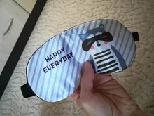 Mascarilla para dormir, parche ocular de algodón creativa y encantadora caricatura, para viajes, relajación, ayuda para dormir, 1 unidad