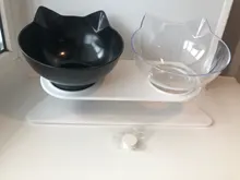 Cat-Bowls Feeders Raised-Stand For Cats Dogs Non-Slip Double with Pet-Food