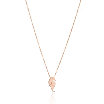 

MINT Jewelry Minimalist Seahorse Charm Design Turkish Handmade 925 Sterling Silver Necklace