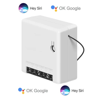 

Smart Home Mini For Apple HomeKit Switch Google Assistant WiFi Wireless Remote Socket Voice Control Relay