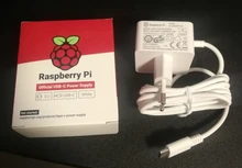 Adapter Power-Supply Raspberry Pi Pi4b USB-C And The for 4-15.3w Recommended Official