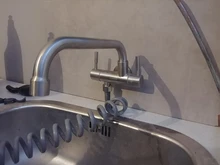 Spray-Gun Kitchen-Faucet Wall-Mounted Single-Cold-Water-Tap 304-Stainless-Steel Bidet