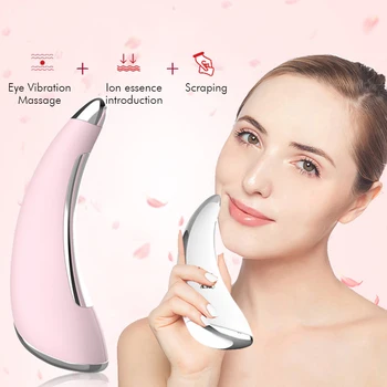 

2 In 1 Face Lifting Tool Massager Beauty Importer Instrument EMS V Face Ion Skin Rejuvenation Tighten Massager Slimming Machine