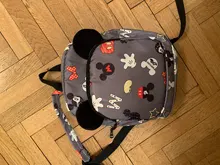Mochila de moda de Disney para niños y niñas, morral Escolar de Mickey Mouse para guardería, morral de viaje pequeño de 3 a 6 años