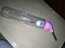 Botella de agua de cobaya a prueba de fugas para mascotas, gancho para jaula de hámster, dispensador de agua