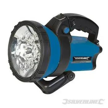 

Spotlight flashlight adjustable three functions Silverline 145 lumen Original