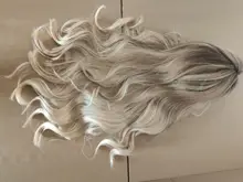 HENRY MARGU-Peluca de cabello sintético para mujer, largo ondulado, color rubio y marrón, fiesta de Cosplay, fibra resistente al calor Afro